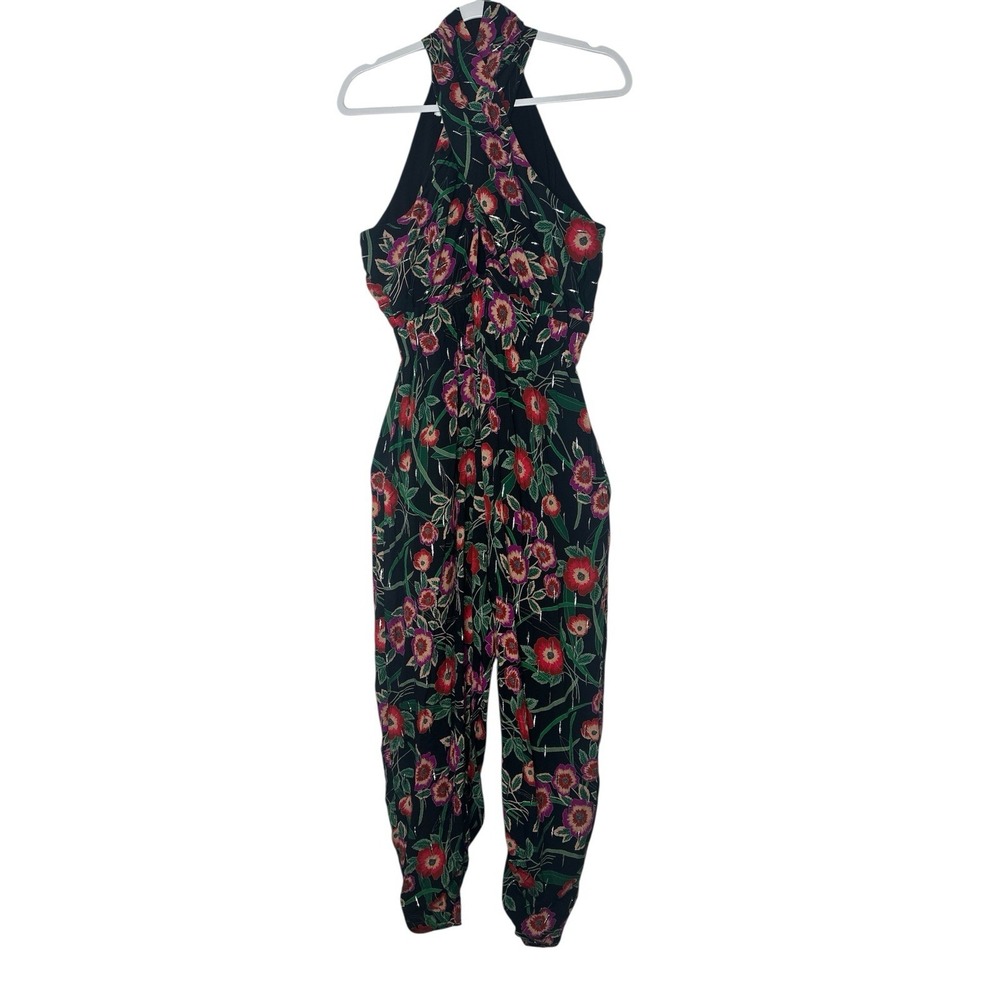 MISA Los Angeles Shania Jumpsuit Women's Medium Pockets Boho Floral Sleeveless - Picture 3 of 15